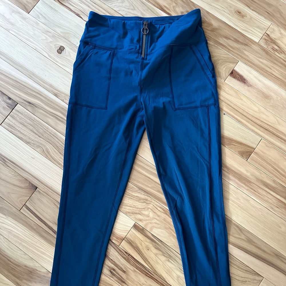 Sweaty Betty Zip Leggings Small Awesome! Pockets!